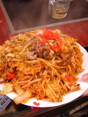 美富士食堂：焼きそばナポリタン