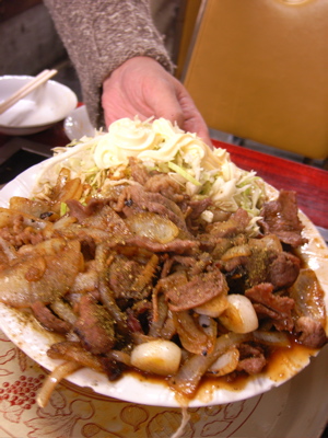 美富士食堂：ジンギスカン