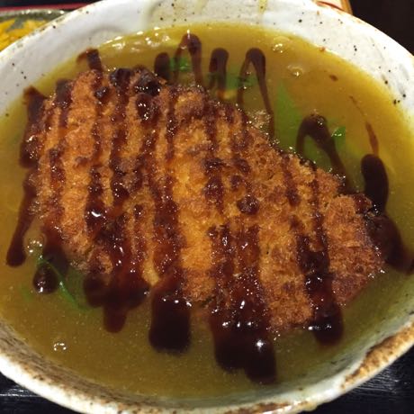 手打ちそば 長野屋 カレーそば カツのせ