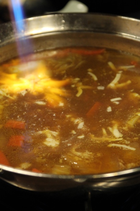 鍋焼きカレーうどん