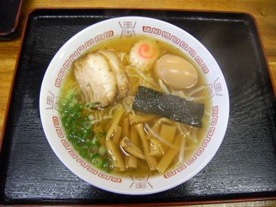 さくら製麺：中華そば＋煮玉子