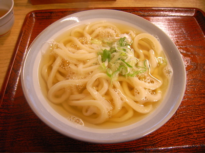 いわしや：かけうどん(温)